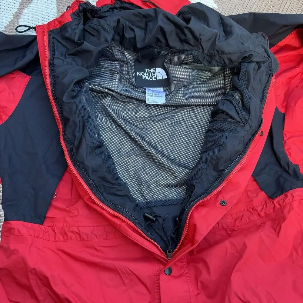Vintage 90s The North Face Gore XCR Summit Series Jacket Mens Large Red Black
